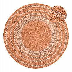 Rund Teppich - Indoor/Outdoor Angus (rot)