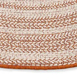 Rund Teppich - Indoor/Outdoor Angus (rot)