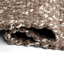 Teppich für innen und außen - Orta Wool Look (braun)