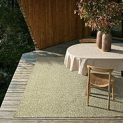Teppich für innen und außen - Orta Wool Look (moosgrün)