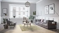 Wilton-Teppich - Jervis (grau/beige)