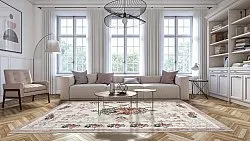 Wilton-Teppich - Delpha (beige/bunt)