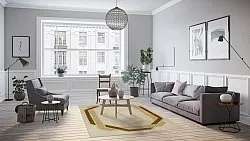 Wilton-Teppich - Olympia (beige/braun)