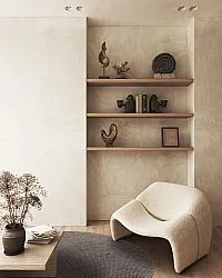 Runde Teppiche - Avafors Wool Bubble (braun)