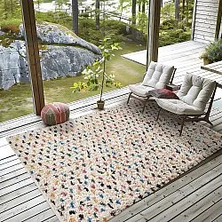 Hochflorteppiche - Litton Natural Cotton Shaggy (beige/multi)