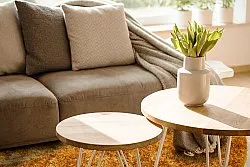 Runde Teppiche - Cosy (ocher)