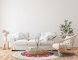 Rund Teppich - Arabella (rot)