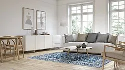Wilton-Teppich - Genesis (blau)