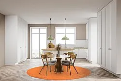 Runde Teppiche - Hamilton (Orange Peel)
