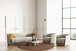 Runde Teppiche - Hamilton (Deep Taupe)