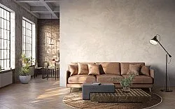 Rund Teppich - Junes (gold)