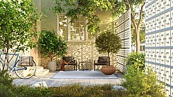 Wilton-Teppich - Monsaraz (blau)