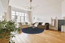 Rund Teppich (sisal) - Agave (dunkelblau)
