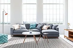 Shaggy Indoor-Outdoor - Kendall (cream/grau)
