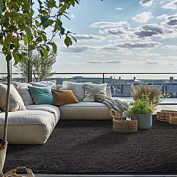 Teppich für innen und außen - Zelmare (schwarz)