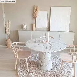 Runde Teppiche - Janjira (offwhite)