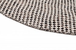 Runde Teppiche - Jenim (schwarz/weiß)