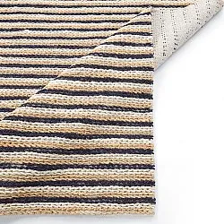 Juteteppich - Howrah Braided Jute (natur/weiß/schwarz)