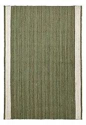 Juteteppich - Senaki (militärgrün/weiß)