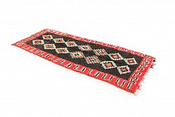 Marokkanische Berber Teppich Boucherouite 300 x 120 cm