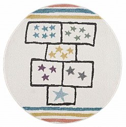 Kinderteppich - Hopscotch Stars Rund (multi)