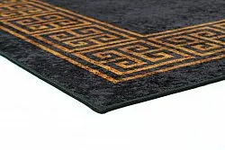 Wilton-Teppich - Kuba (schwarz/braun)
