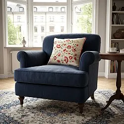 Kissenbezug - Kalmar Embroidered Cushion Cover (mehrfarbig)