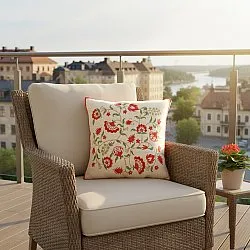 Kissenbezug - Kalmar Embroidered Cushion Cover (mehrfarbig)