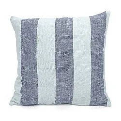 Kissenbezug - Kora stripe cotton cushion cover (marineblau/hellblau)