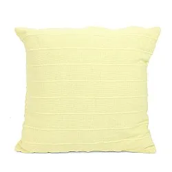 Kissenbezug - Nalani cotton cushion cover (hellgelb)