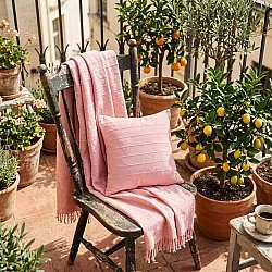 Decken - Nalani cotton throw (rosa)