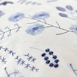 Kissenbezug - Stavanger Embroidered Cushion Cover (mehrfarbig)