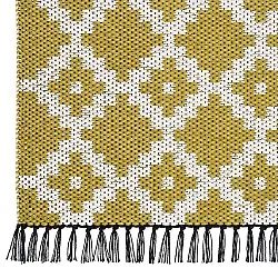 Kunststoffteppiche - Der Horred-Teppich Leia (gelb)