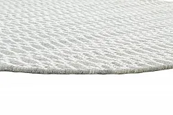 Runde Teppiche - Long Stitch (grau)