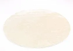 Runde Teppiche - Lucknow (cremeweiß)