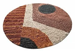 Runde Teppiche - Alpe Natural Cotton Shaggy (multi)