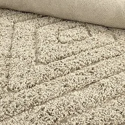 Hochflorteppiche - Amberley Natural Cotton Shaggy (beige)