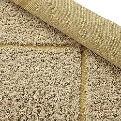 Hochflorteppiche - Bellevue Natural Cotton Shaggy (beige/braun)