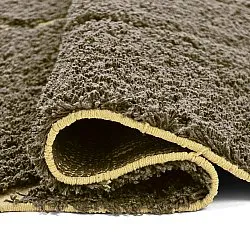 Hochflorteppiche - Bellevue Natural Cotton Shaggy (braun/gelb)