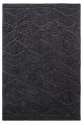 Hochflorteppiche - Brynn Natural Cotton Shaggy (schwarz)
