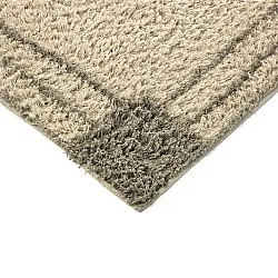 Hochflorteppiche - Cataya Natural Cotton Shaggy (beige/taupe)