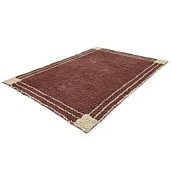 Hochflorteppiche - Cataya Natural Cotton Shaggy (braun/beige)