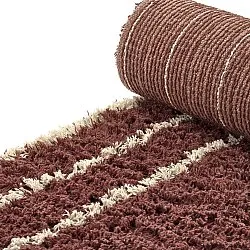 Hochflorteppiche - Cataya Natural Cotton Shaggy (braun/beige)
