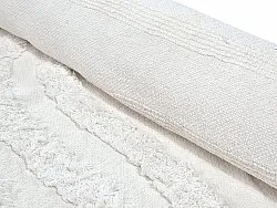Hochflorteppiche - Como Natural Cotton Shaggy (offwhite)