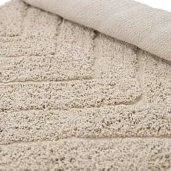 Runde Teppiche - Conara Natural Cotton Shaggy (beige)