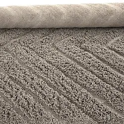 Hochflorteppiche - Conara Natural Cotton Shaggy (taupe)