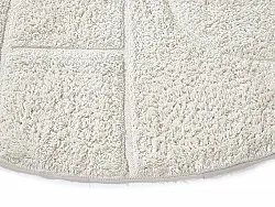 Runde Teppiche - Cremona Natural Cotton Shaggy (offwhite)