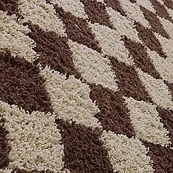 Hochflorteppiche - Elsey Natural Cotton Shaggy (beige/braun)