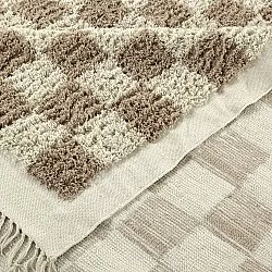 Hochflorteppiche - Elsey Natural Cotton Shaggy (creme/sand)