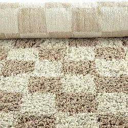 Hochflorteppiche - Elsey Natural Cotton Shaggy (creme/sand)